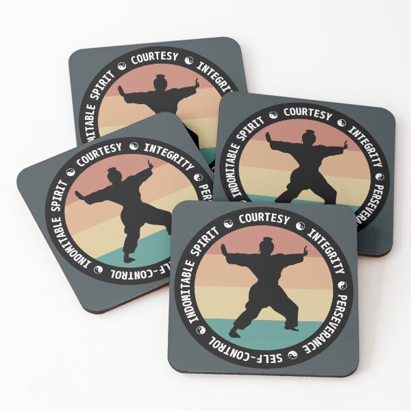 Item preview, 5 Tenets of Taekwondo Female Martial Art Fighter Design designed and sold by geeksta.