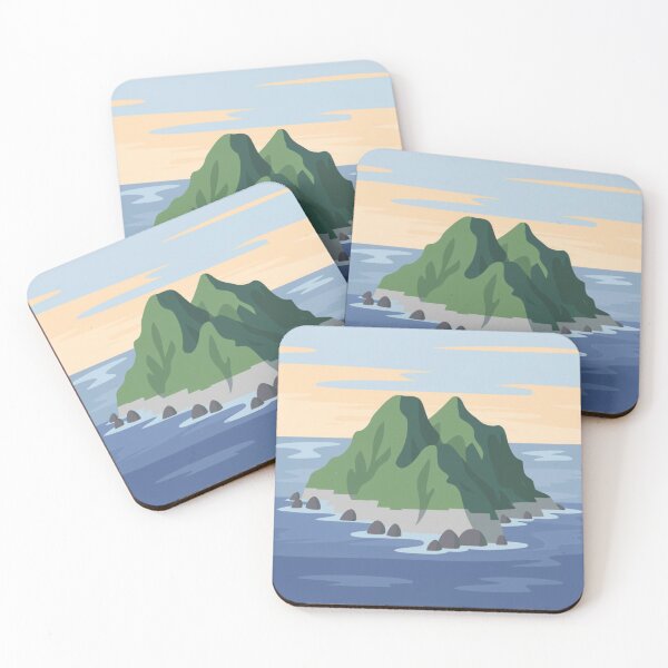 Item preview, Cartoon Liancourt Rocks designed and sold by BCD BRANDS.