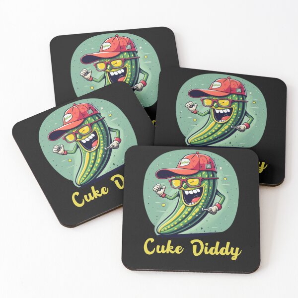 Item preview, Funny Vegetable Cucumber "Cuke Diddy" Apparel designed and sold by Cool Ts .
