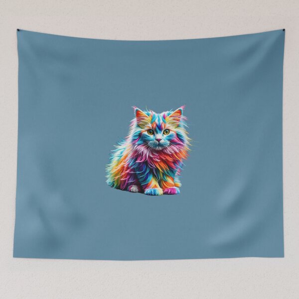 Item preview, cat with a rainbow designed and sold by Super-Fox.