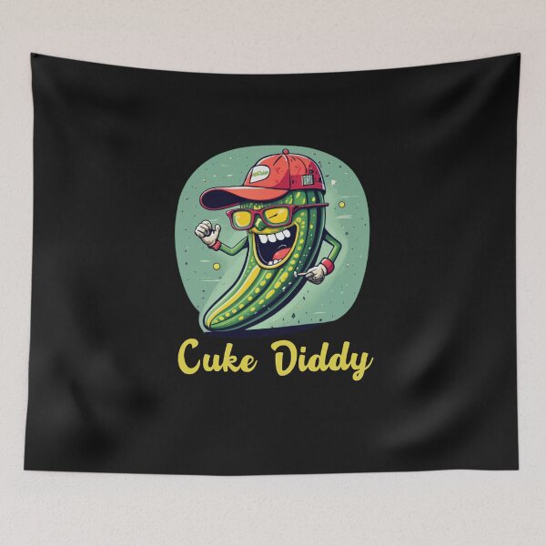 Item preview, Funny Vegetable Cucumber "Cuke Diddy" Apparel designed and sold by Cool Ts .