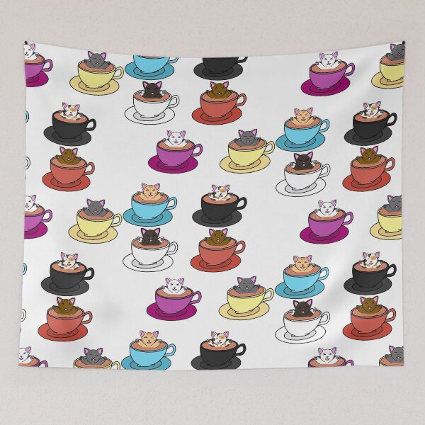 Item preview, Teacup Cats designed and sold by Leapingdoe.