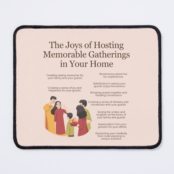 Item preview, The Joys of Hosting Memorable Gatherings in Your Home designed and sold by TheFocusedShop.
