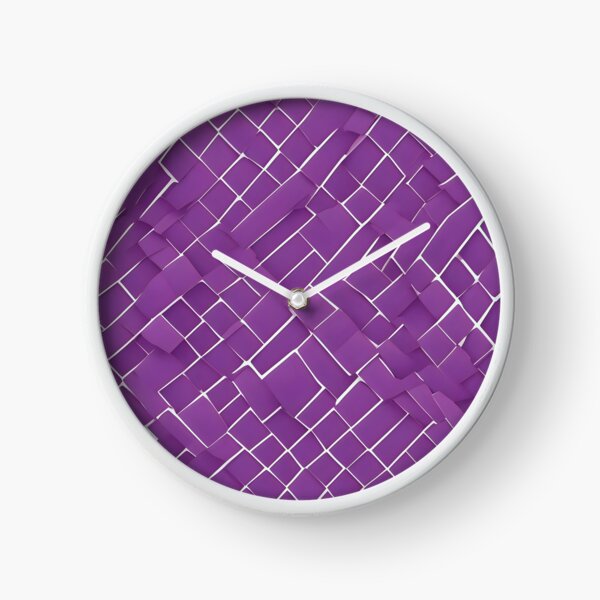 Item preview, Purple Geometric Pattern with Broken Tiles designed and sold by Rostislav Bouda.