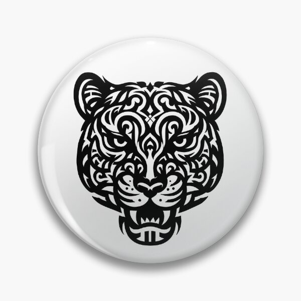 Item preview, Tribal leopard tattoo style design designed and sold by EricSticks.