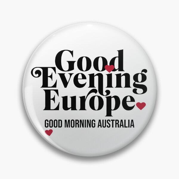 Item preview, Eurovision Good Evening Europe Good Morning Australia designed and sold by humnoo.