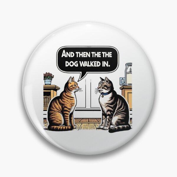 Item preview, Comic Cats and Their Canine Surprise designed and sold by BlueGoldArt.
