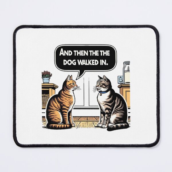Item preview, Comic Cats and Their Canine Surprise designed and sold by BlueGoldArt.