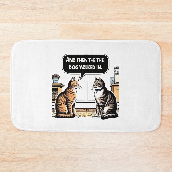 Item preview, Comic Cats and Their Canine Surprise designed and sold by BlueGoldArt.