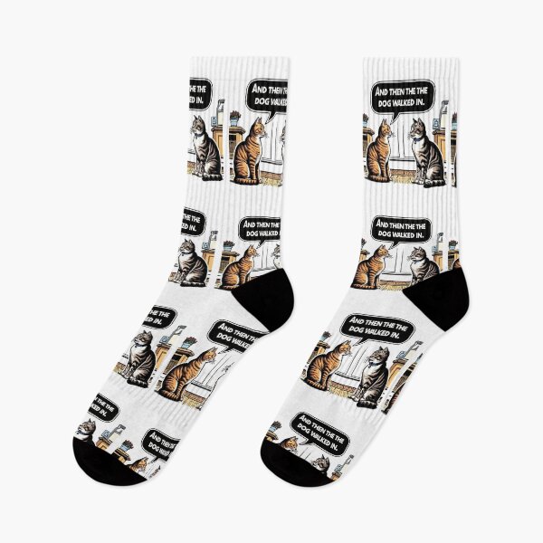 Item preview, Comic Cats and Their Canine Surprise designed and sold by BlueGoldArt.