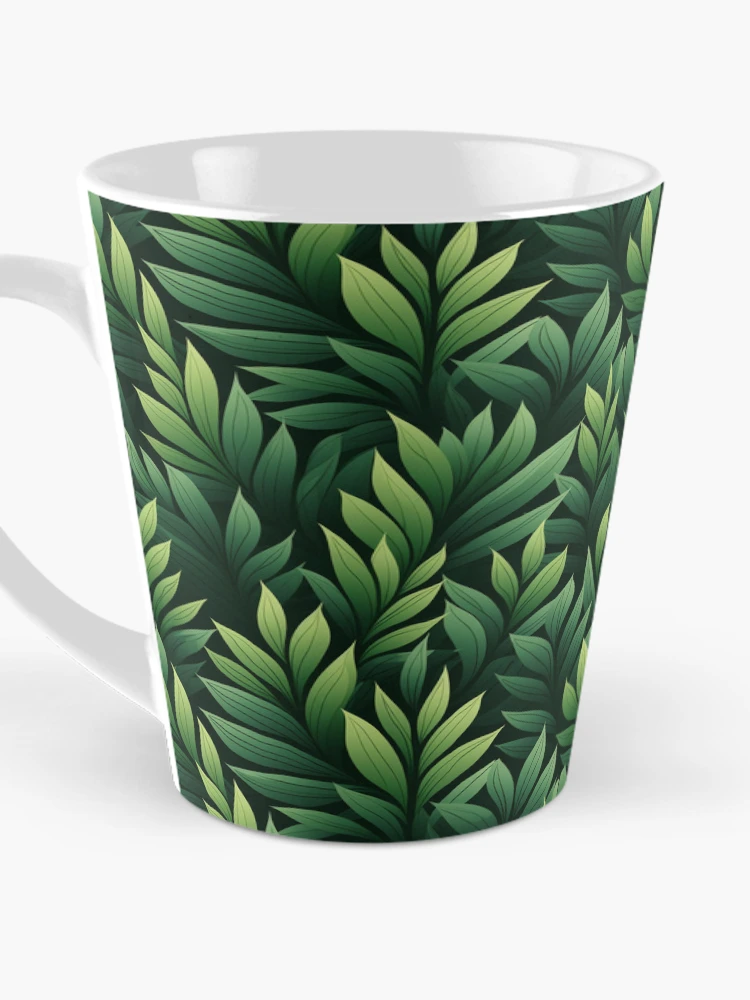 Thumbnail 3 of 4, Coffee Mug, leaf pattern designed and sold by TrPatternLab.