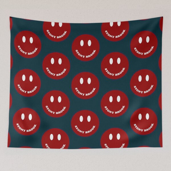 Item preview, Stony Brook University Smiley - Red and Blue designed and sold by leahuspnco.