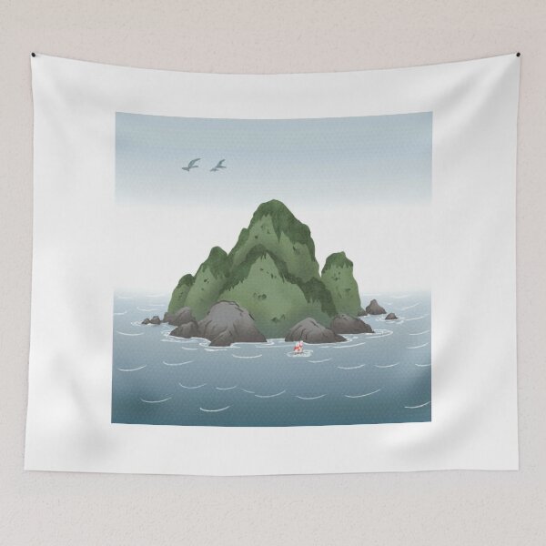 Item preview, Cartoon Liancourt Rocks designed and sold by BCD BRANDS.