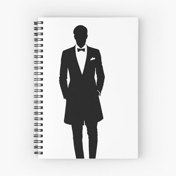 Item preview, Black gentleman in a jacket designed and sold by Lufka.
