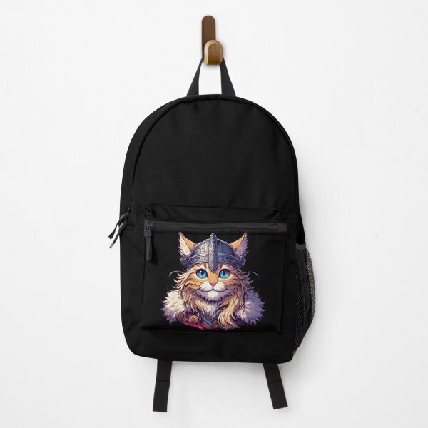 Item preview, Cute Viking Warrior Cat Norse Mythology Anime Portrait designed and sold by TomFrontierArt.