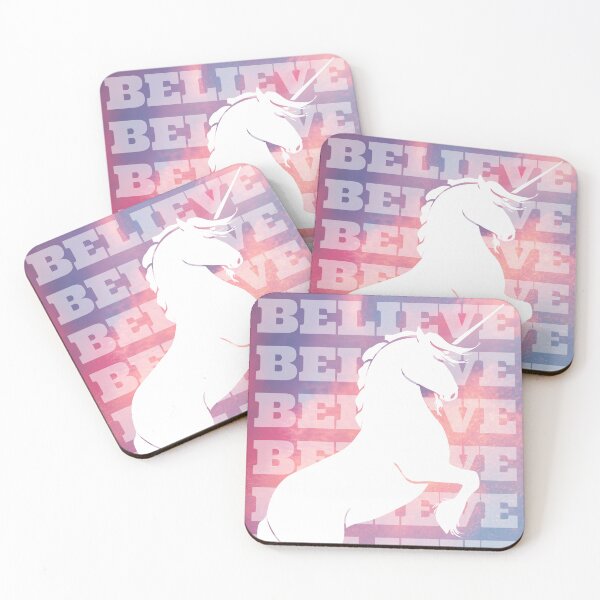 Item preview, Pastel Believe Unicorn Design designed and sold by CarefulCreation.