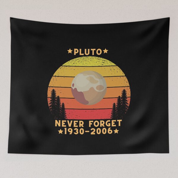 Item preview, Pluto Never Forget 1930-2006, space science lover designed and sold by JustCrafted.