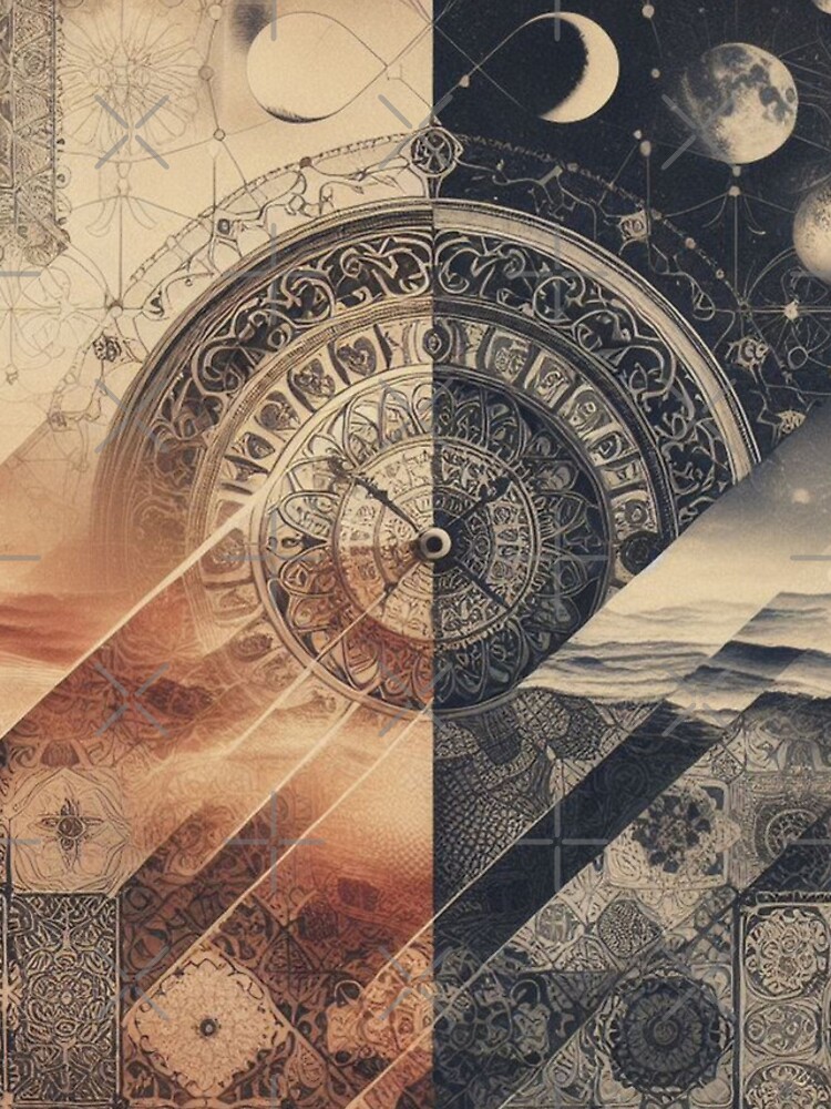 Thumbnail 4 of 4, iPhone Case, Timeless Reverie: Vintage Dualities designed and sold by RuiFernandes.
