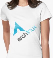 Arch Linux Logo Women's Fitted T-Shirt