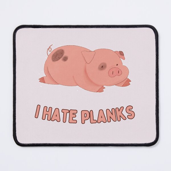 Item preview, I Hate Planks. Collapsed Little Pig designed and sold by Rebel-Design.