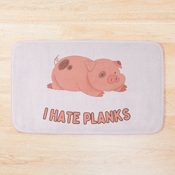 Item preview, I Hate Planks. Collapsed Little Pig designed and sold by Rebel-Design.