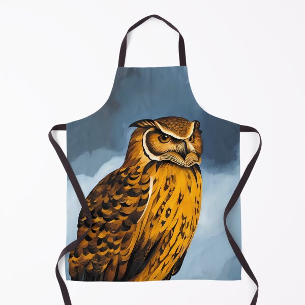 Item preview, Orange Owl, Ai Generated Art  designed and sold by ACC .