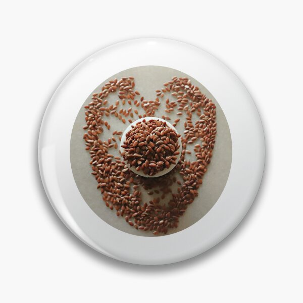 Item preview, Raw flax seeds/Heart-shape/Still life designed and sold by VeenaNair23.