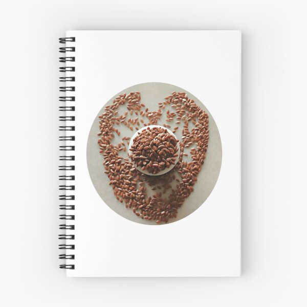 Item preview, Raw flax seeds/Heart-shape/Still life designed and sold by VeenaNair23.