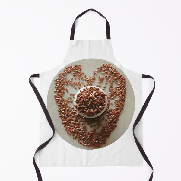Item preview, Raw flax seeds/Heart-shape/Still life designed and sold by VeenaNair23.