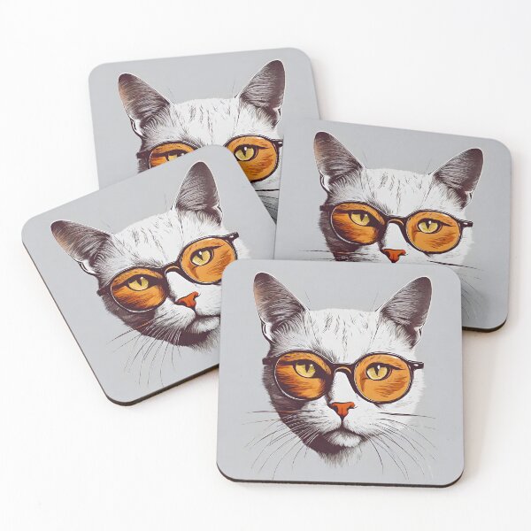 Item preview, Cat in Stylish Glasses 2 designed and sold by Tom-Johnson.