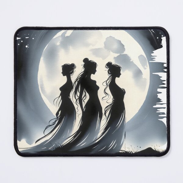 Item preview, Three Muses silhouetted against the Moon designed and sold by Truck Stop One.