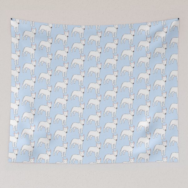Item preview, Cute Miniature bull terrier dog art designed and sold by Yaragold.