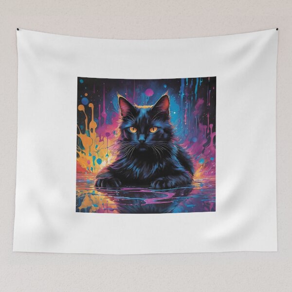 Item preview, amazing watercolor kitty painting designed and sold by Artful Dreams.