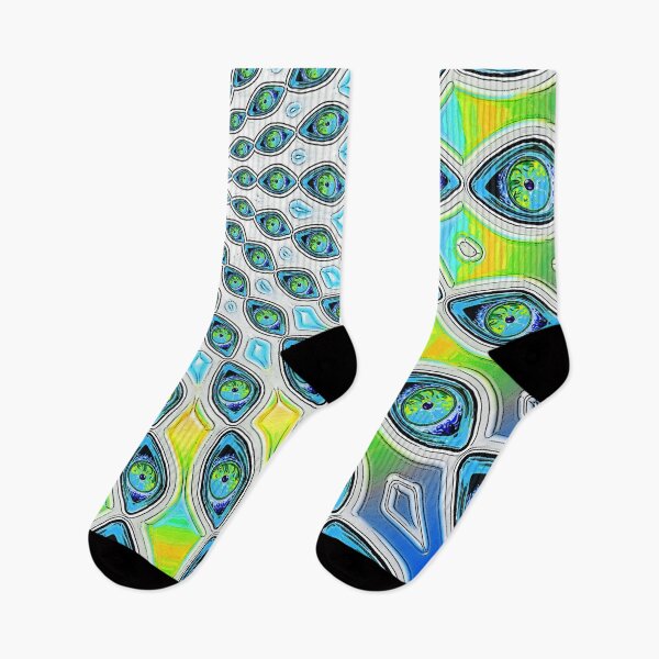 Item preview, EyeBallExpand-BlueGreen designed and sold by Klaus Bremner (Autotelic Art).