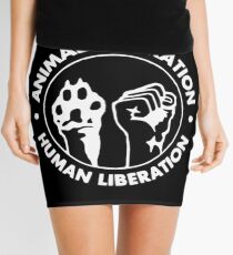 Human & Animal Liberation Mini Skirt