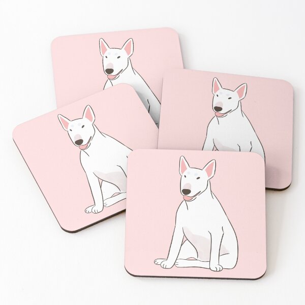 Item preview, Cartoon Miniature bull terrier dog designed and sold by Yaragold.