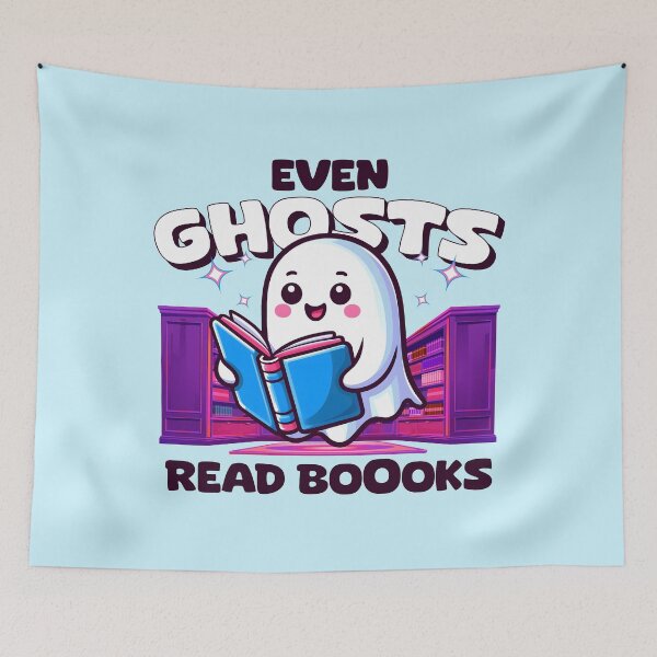 Item preview, Even Ghosts Read Boooks! Books lovers designed and sold by ShreefelDesigns.