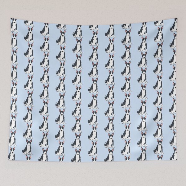 Item preview, Cute Miniature bull terrier dog illustration  designed and sold by Yaragold.