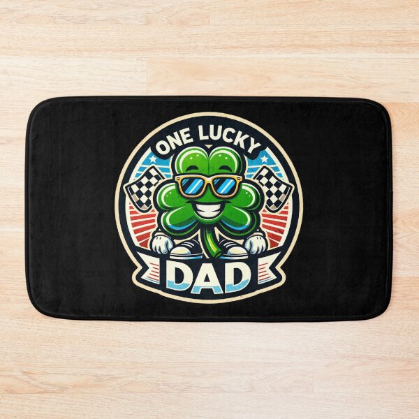 Item preview, One Lucky Dad Cool Shamrock Sunglasses Checkered Flag Racing St Patrick's Day Irish St Paddy's Day Daddy Racer designed and sold by CarantinedChaos.