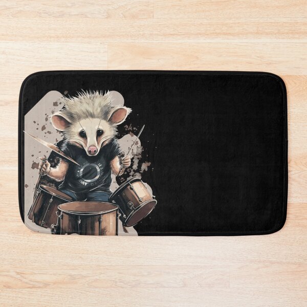 Item preview, OPOSSUM PLAYING DRUMS - CUTE POSSUM - LET'S ROCK designed and sold by justyna-s28.