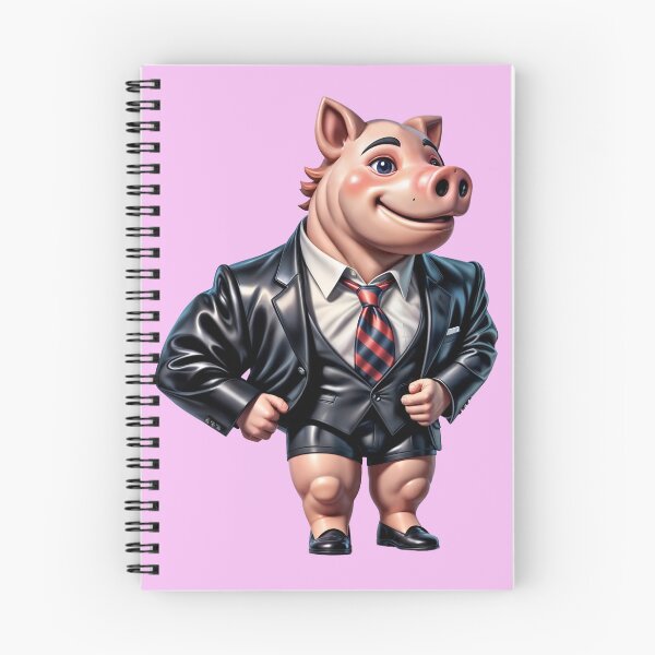 Item preview, Pig in a suit, classy businessman designed and sold by PlumeUniverse.