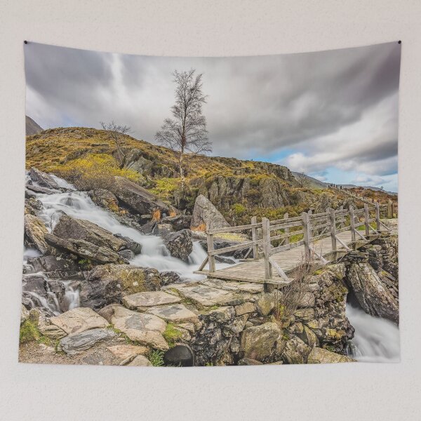 Item preview, Foot Bridge Rapids Snowdonia designed and sold by AJEvans.