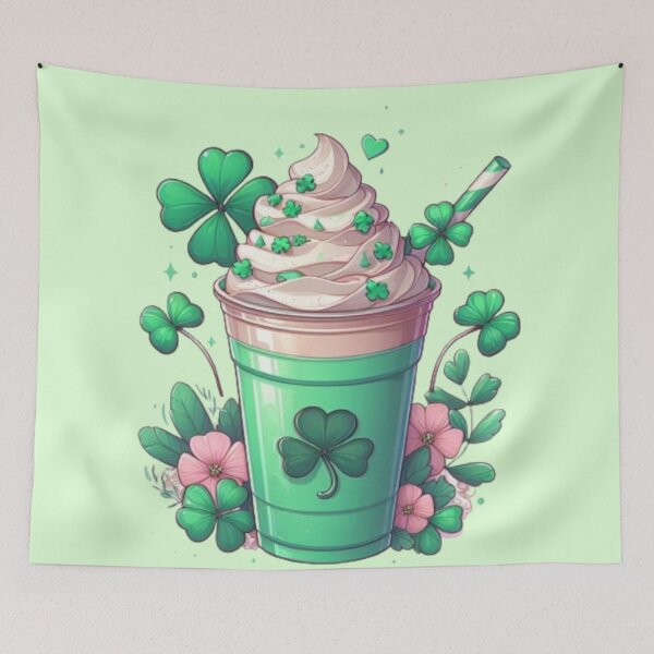 Item preview, Shamrock Shake Delight Decal designed and sold by LyssasMindArt.