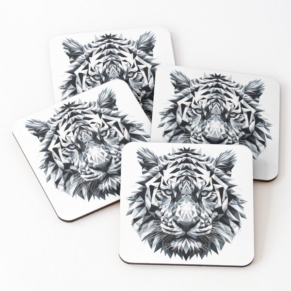 Item preview, Monarch Tiger in Low Poly designed and sold by WhisperCrafts.