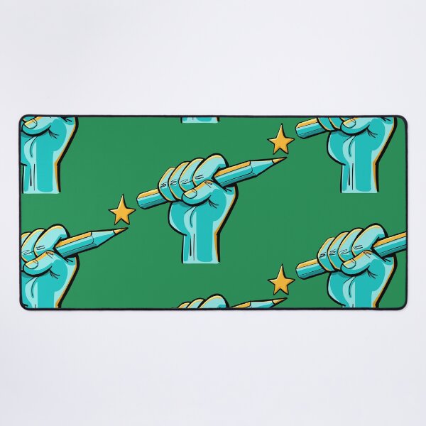 Item preview, fist firmly holding a pen with a star on top designed and sold by duxpavlic.