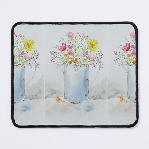 Item preview, Rustic Pitcher of Wildflowers designed and sold by Dusty-Penny.