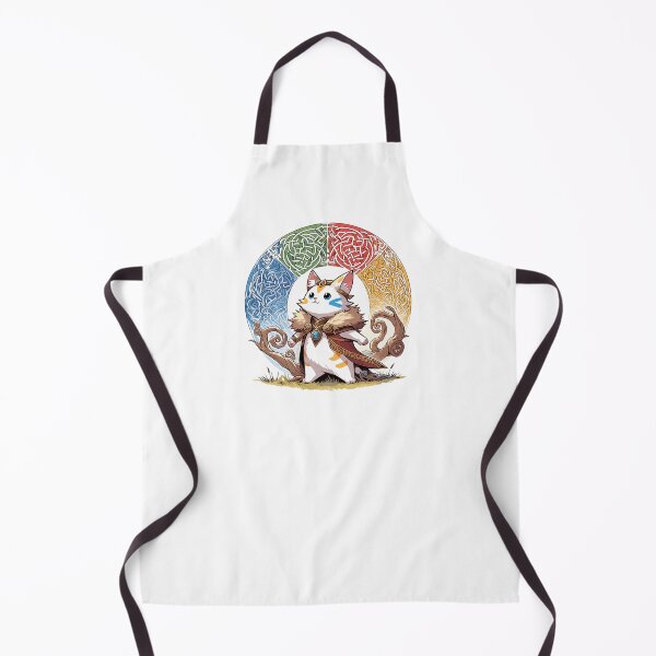 Item preview, Kawaii Viking Warrior Cat Norse Mythology Anime Portrait designed and sold by TomFrontierArt.