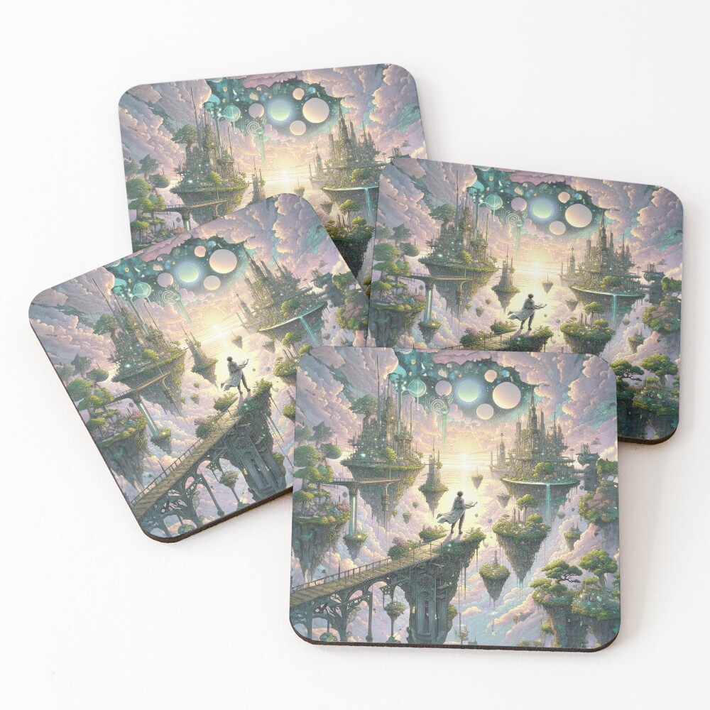 Item preview, Coasters (Set of 4) designed and sold by CosmicCarto.