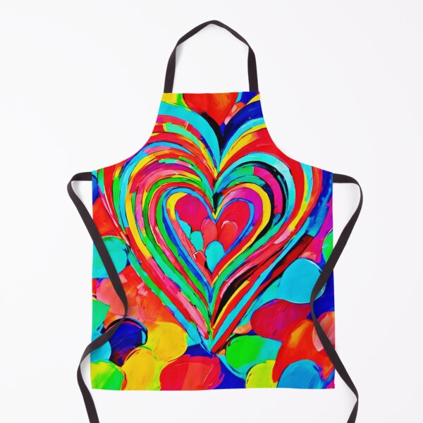 Item preview, Radiant Affection: Colorful Heart Art designed and sold by Health And Fitness Posts e-Store.