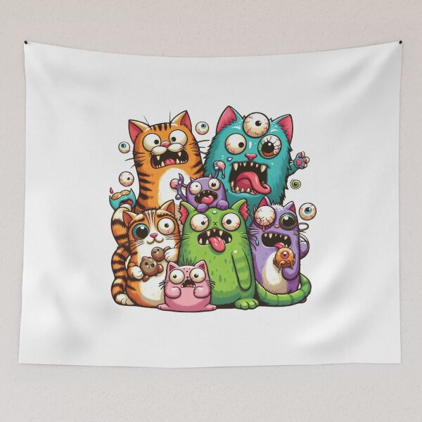 Item preview, Monster Cat Family designed and sold by Tomasz C.